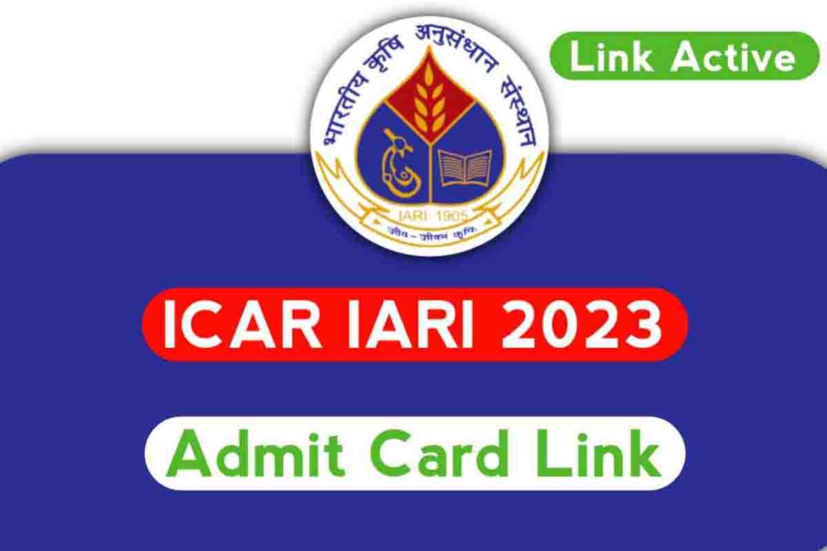 ICAR IARI Technician T1 Re Exam Admit Card 2023 हुआ जारी, करें