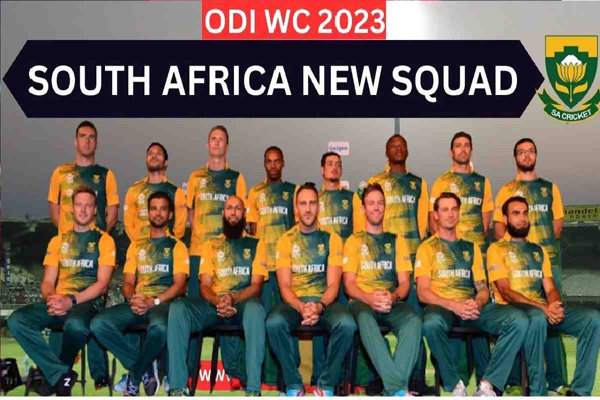 ICC World Cup South Africa Squad 2023 Players List, Captain, Match