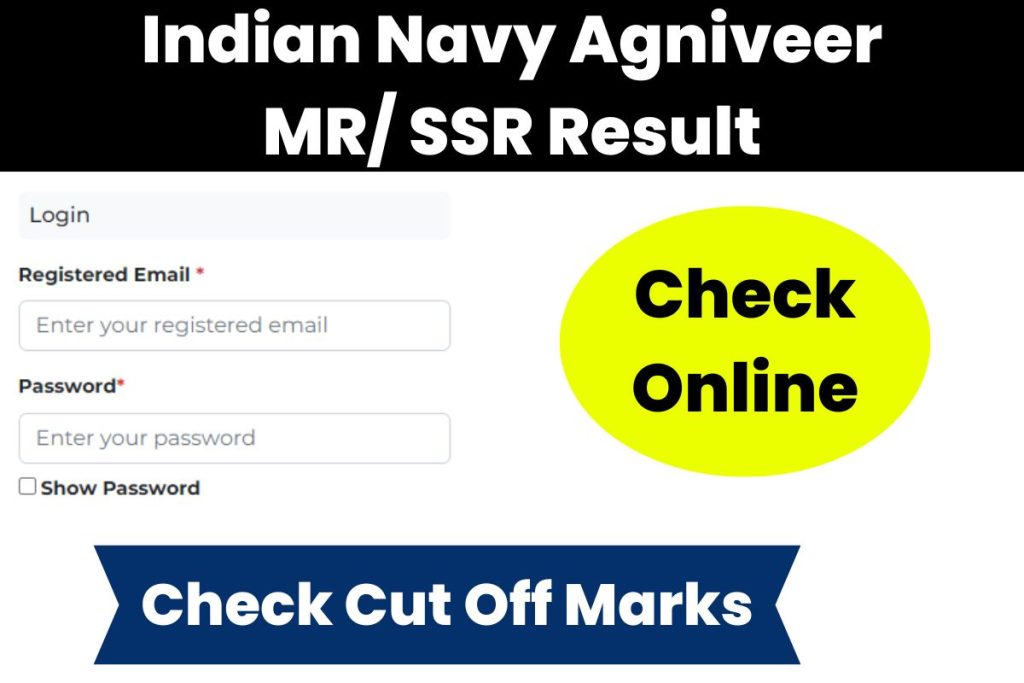 Indian Navy Agniveer Result Ssr Mr Sarkariresult