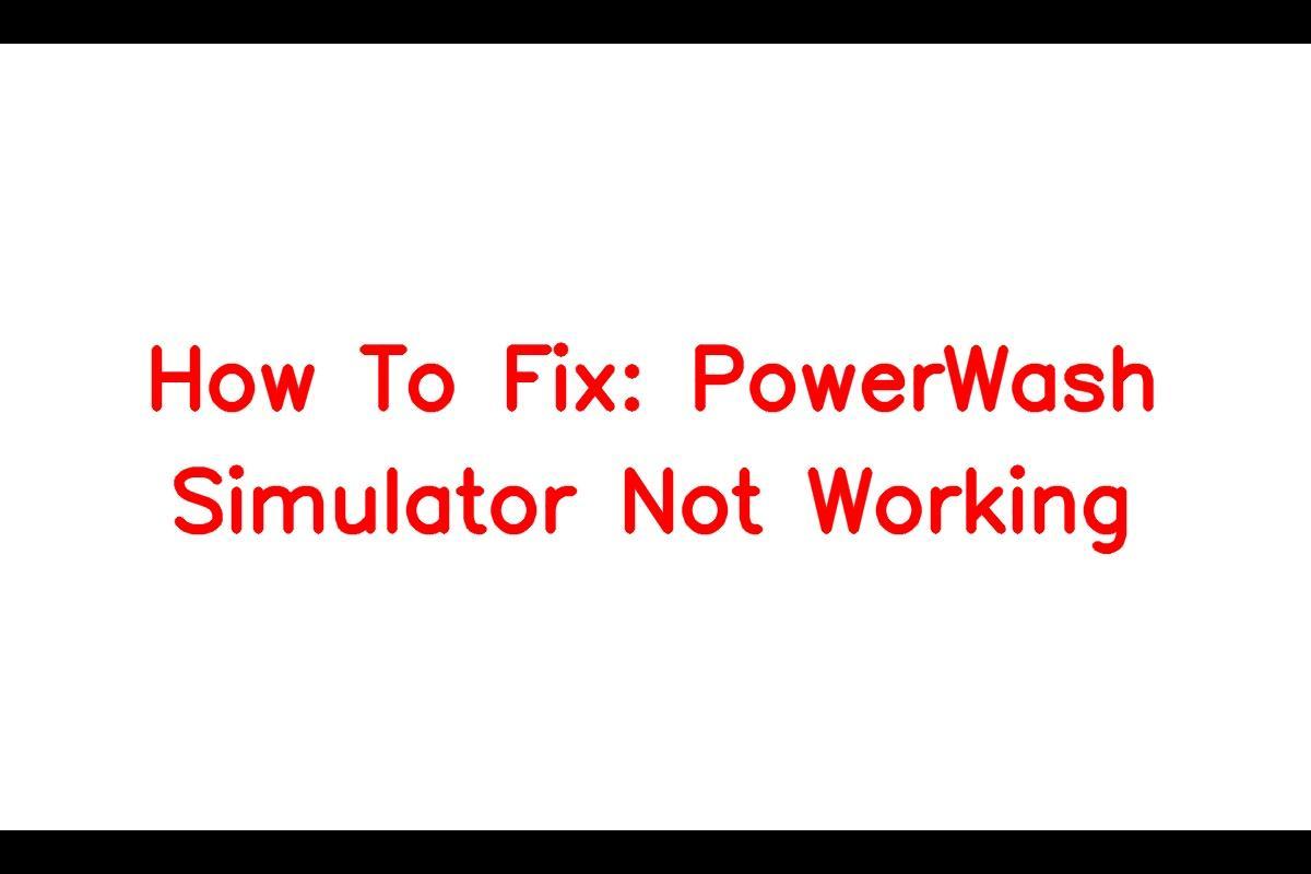 PowerWash Simulator on X: A network fix is now live to address co