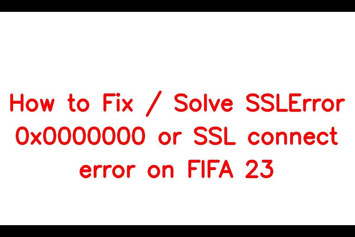 EA unable to connect to FIFA 23: How to solve, possible reasons, and more