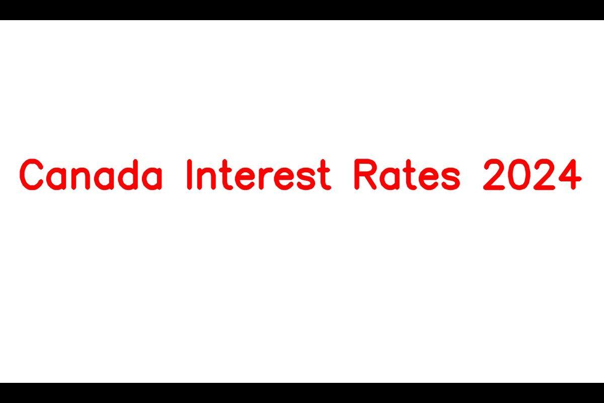 Canada Interest Rates 2024 Schedule & January Inflation Rate List