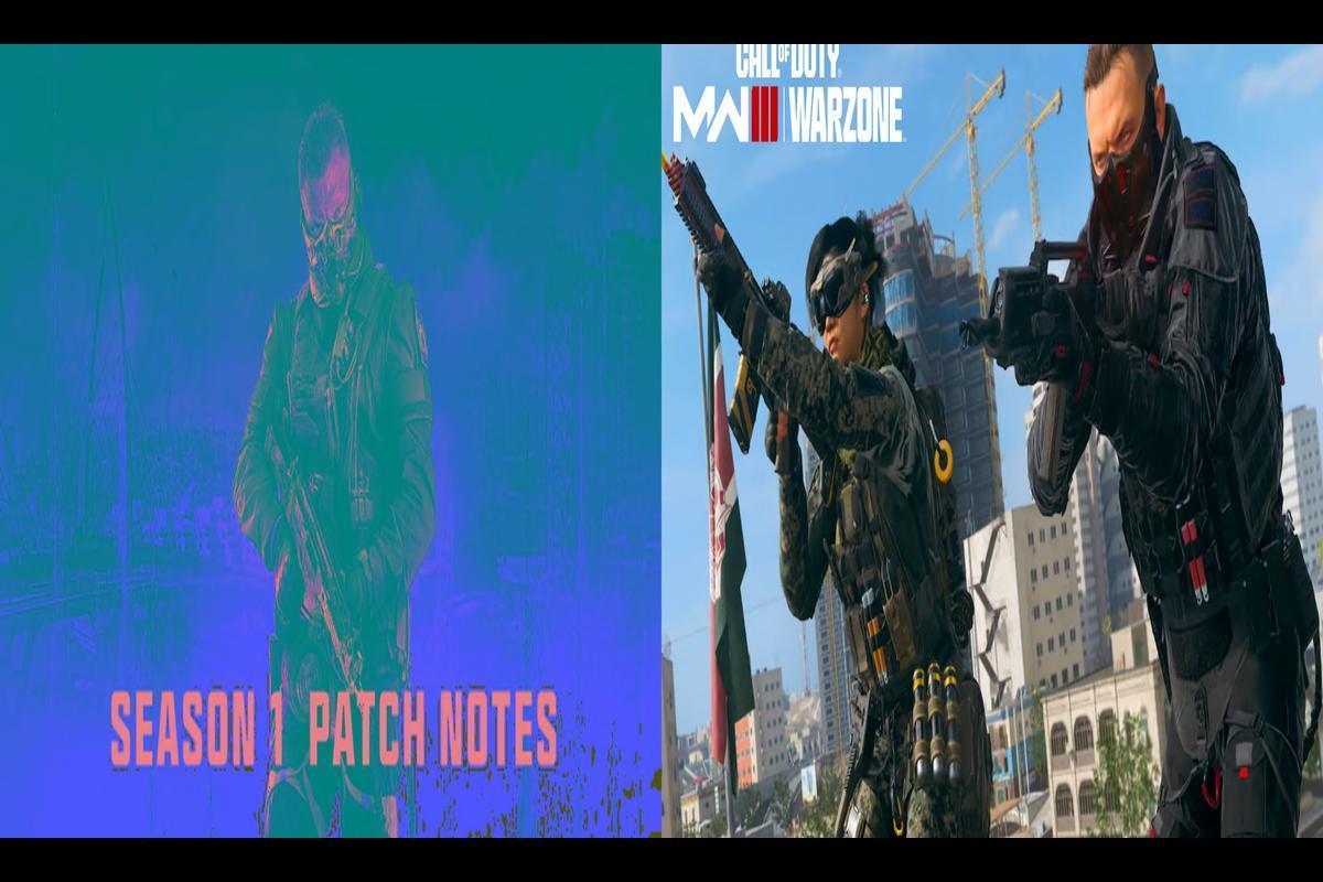 Call of Duty: Modern Warfare III Season 1 Patch Notes