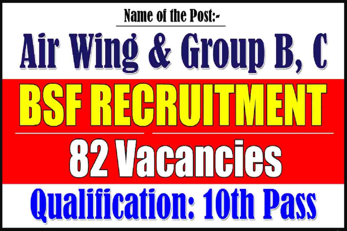 BSF Group B & Group C Recruitment 2024: 10वीं पास की नयी भर्ती जारी ...