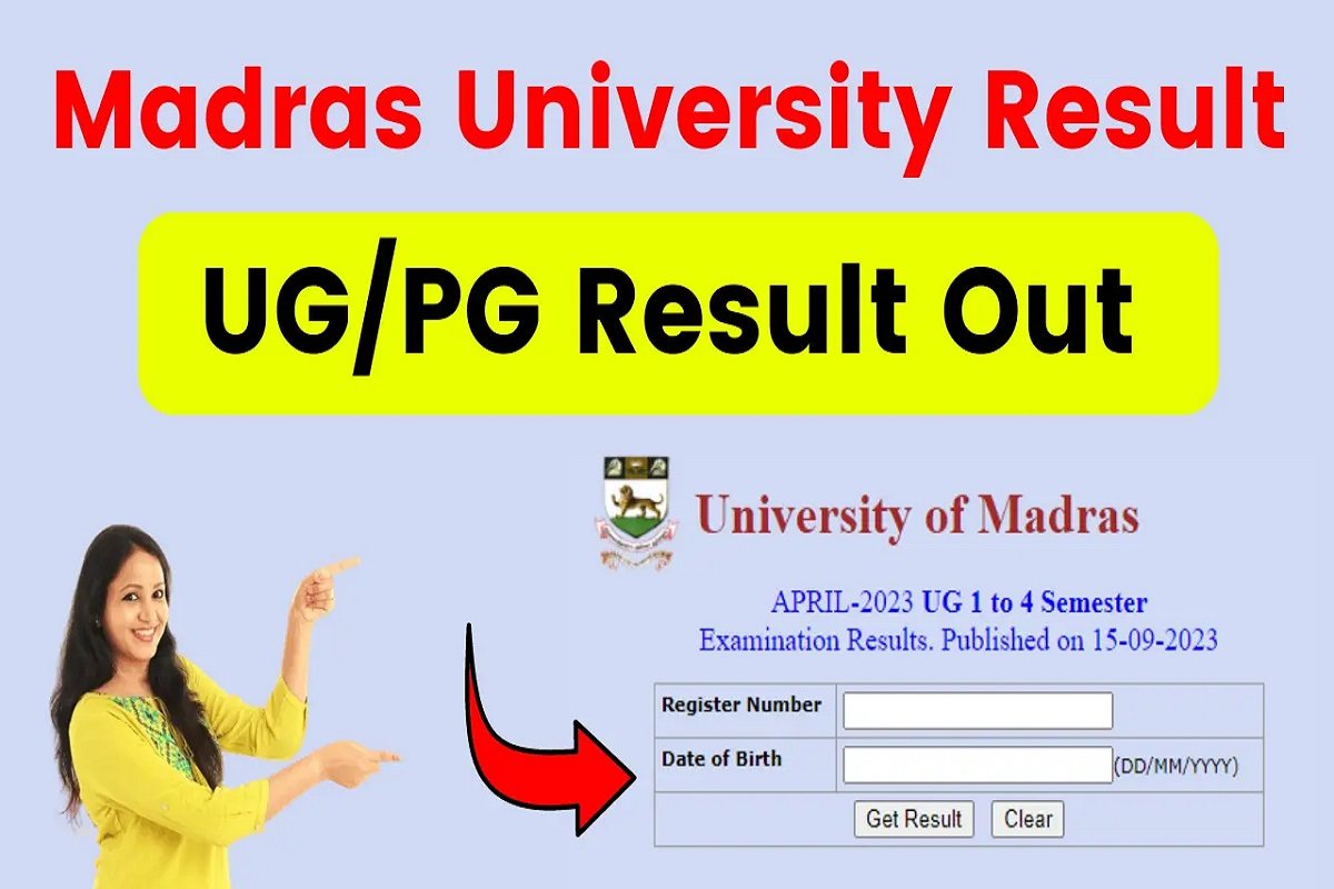 Madras University Result Out Ug Pg At Result Unom Ac In