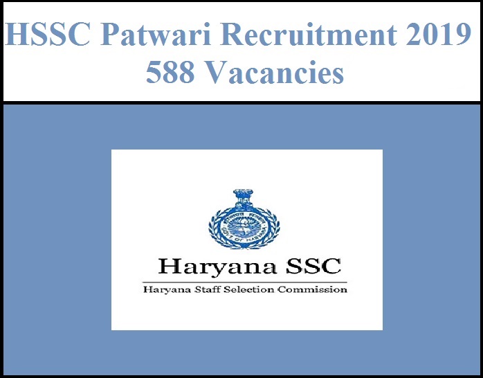 HSSC Patwari Online Form 2022 | Apply For 588 Patwari Posts | Sarkari ...