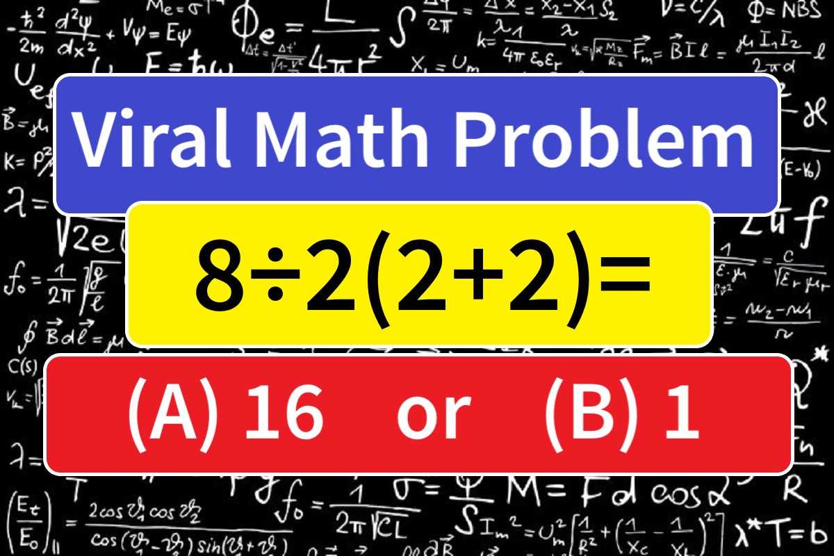 Viral Math Problem & Solution, Can You Solve this ?