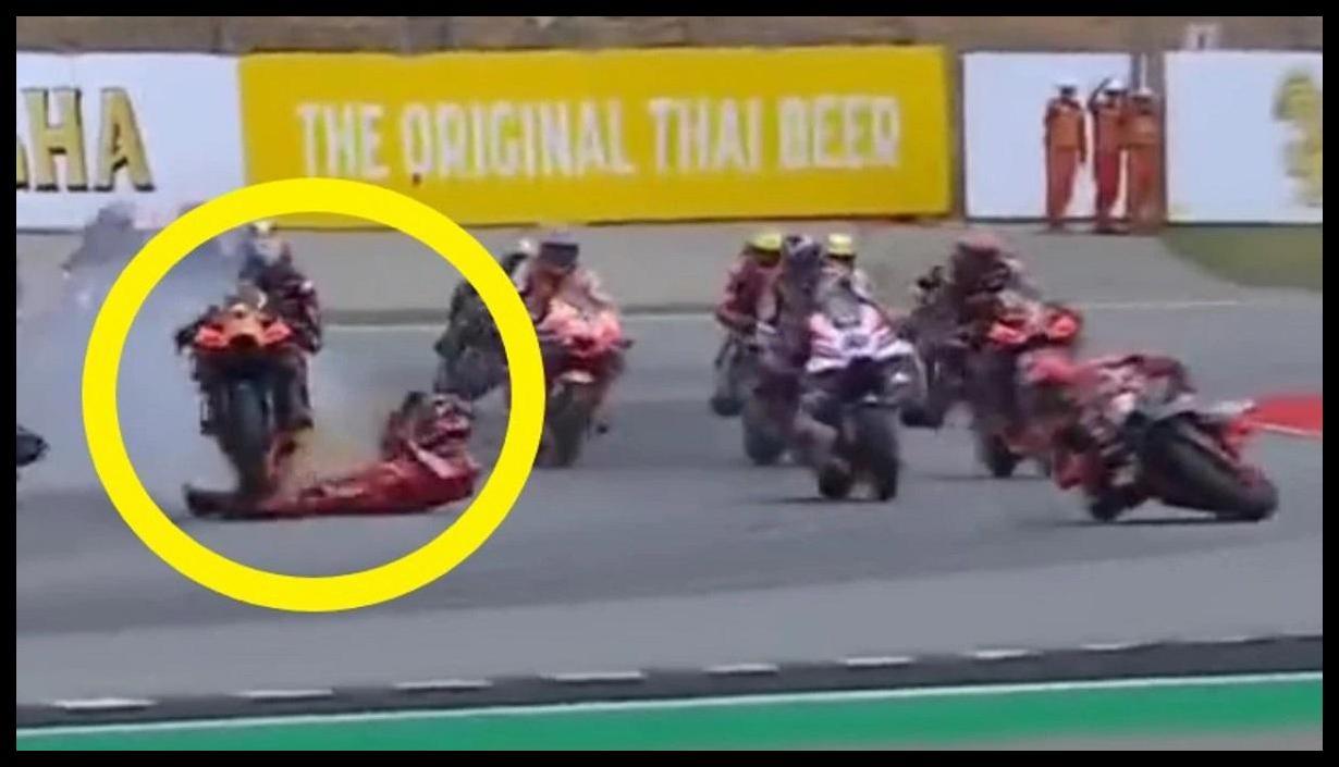 Pecco Bagnaia's Crash in MotoGP