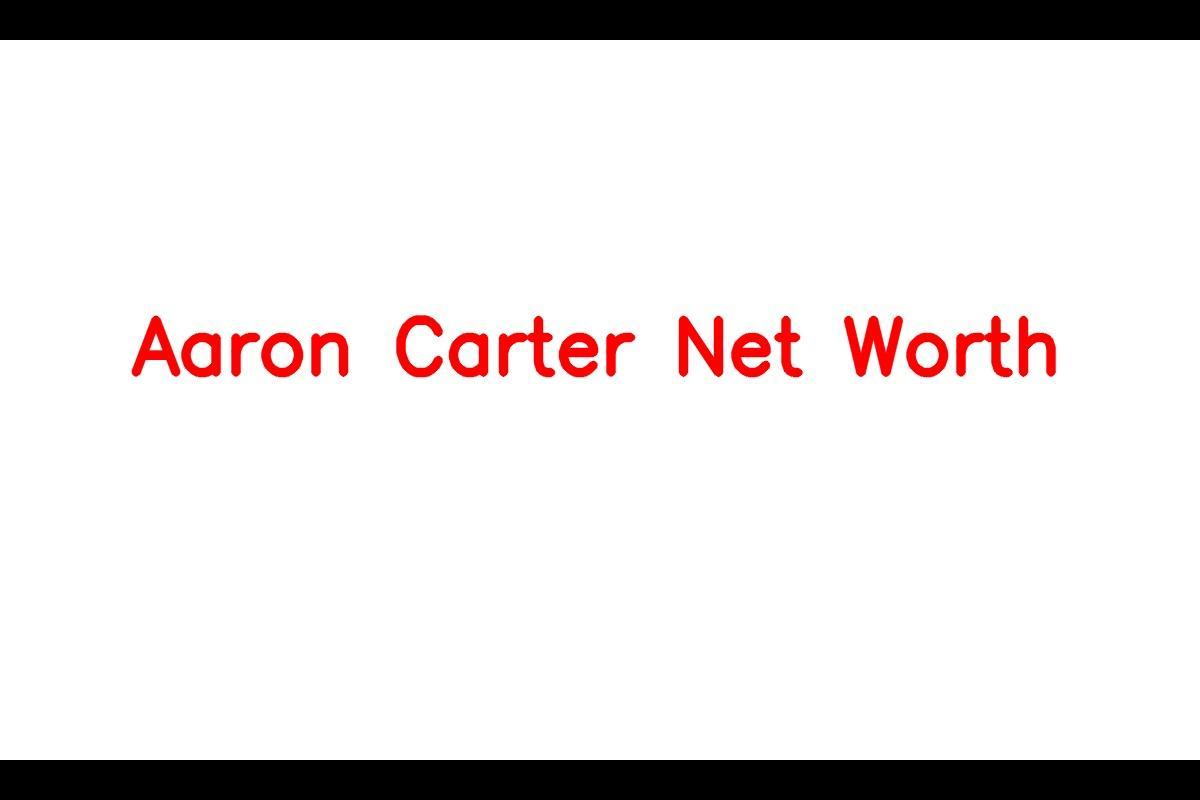 Aaron Carter: A Talented Entertainer