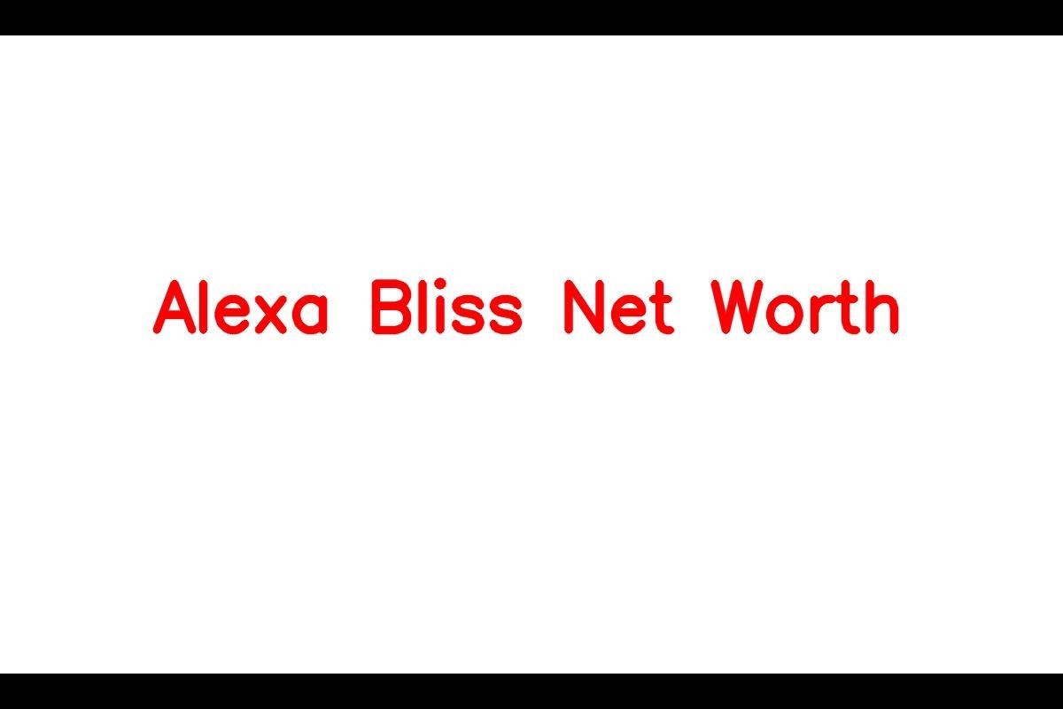 Alexa Bliss: A Renowned Female Athlete in the World of Wrestling