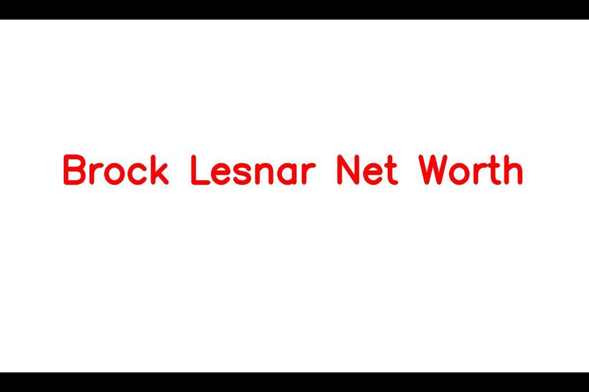 Brock Lesnar - Professional Wrestler