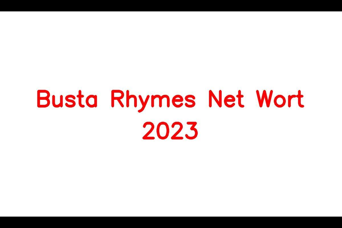 Busta Rhymes - American Rapper