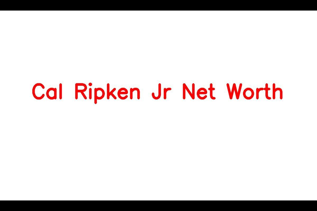 Cal Ripken Jr: A Baseball Legend
