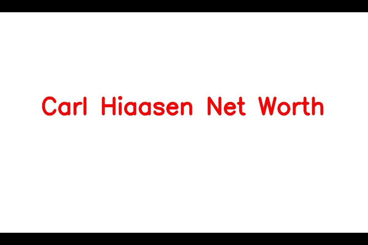 Carl Hiaasen: A Renowned American Journalist and Novelist