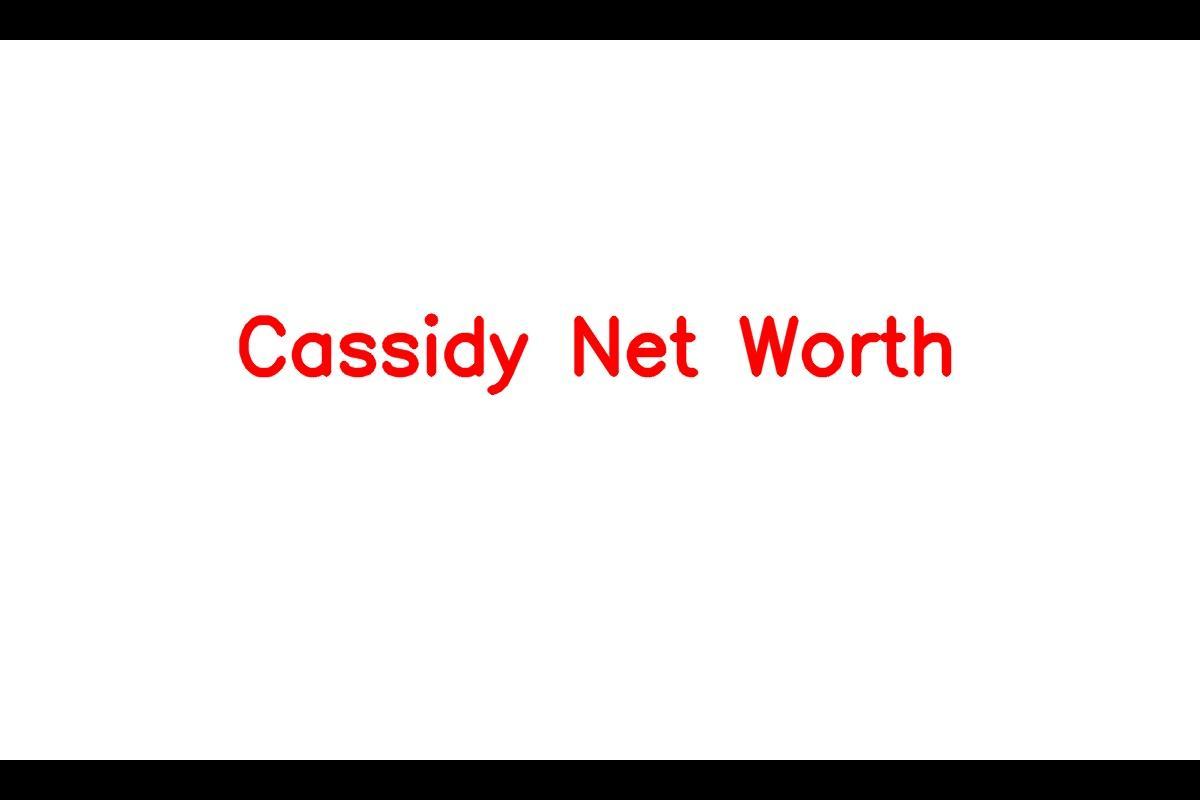 Cassidy: A Music and Acting Success Story