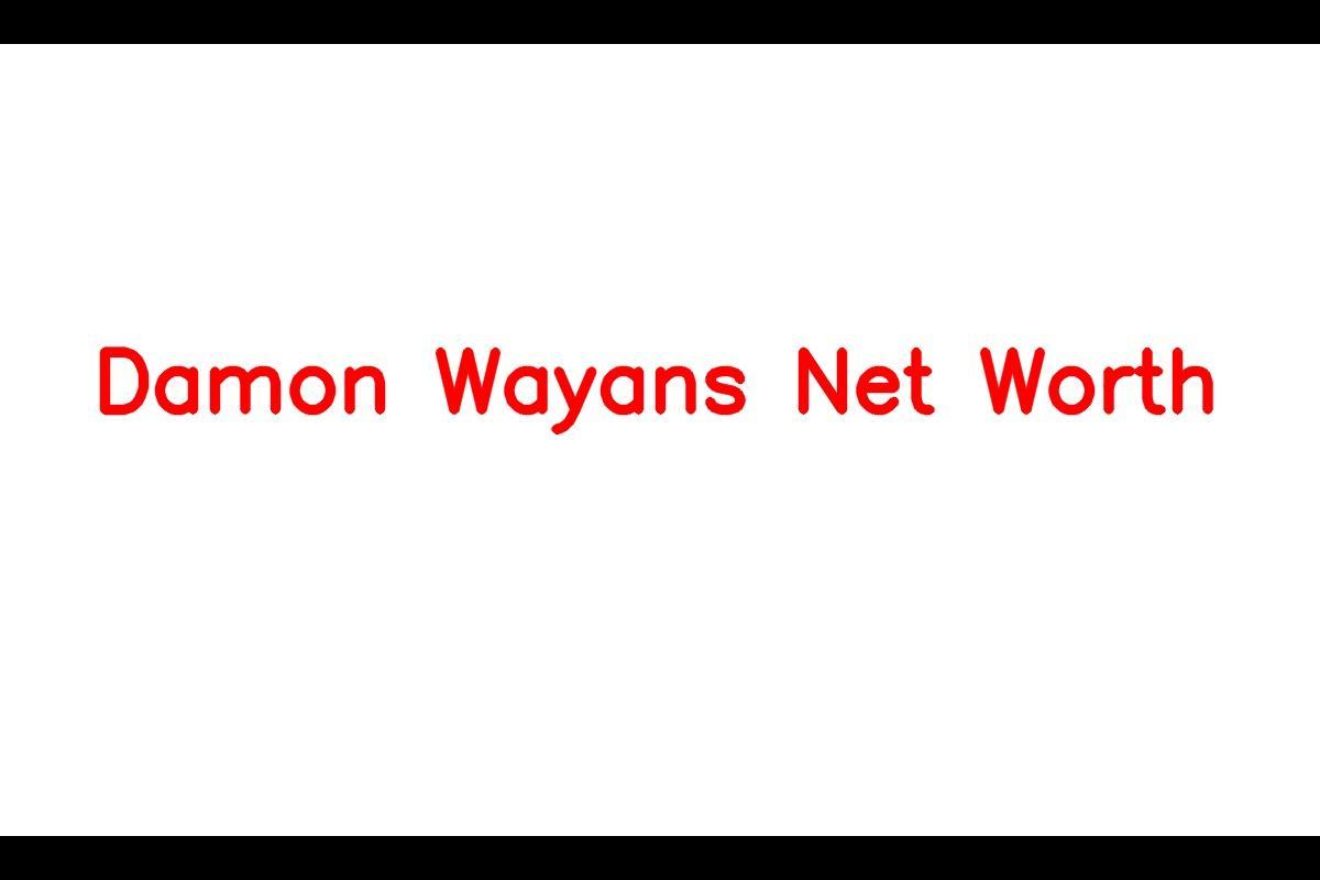 Damon Wayans - The Multi-Talented Star of Hollywood