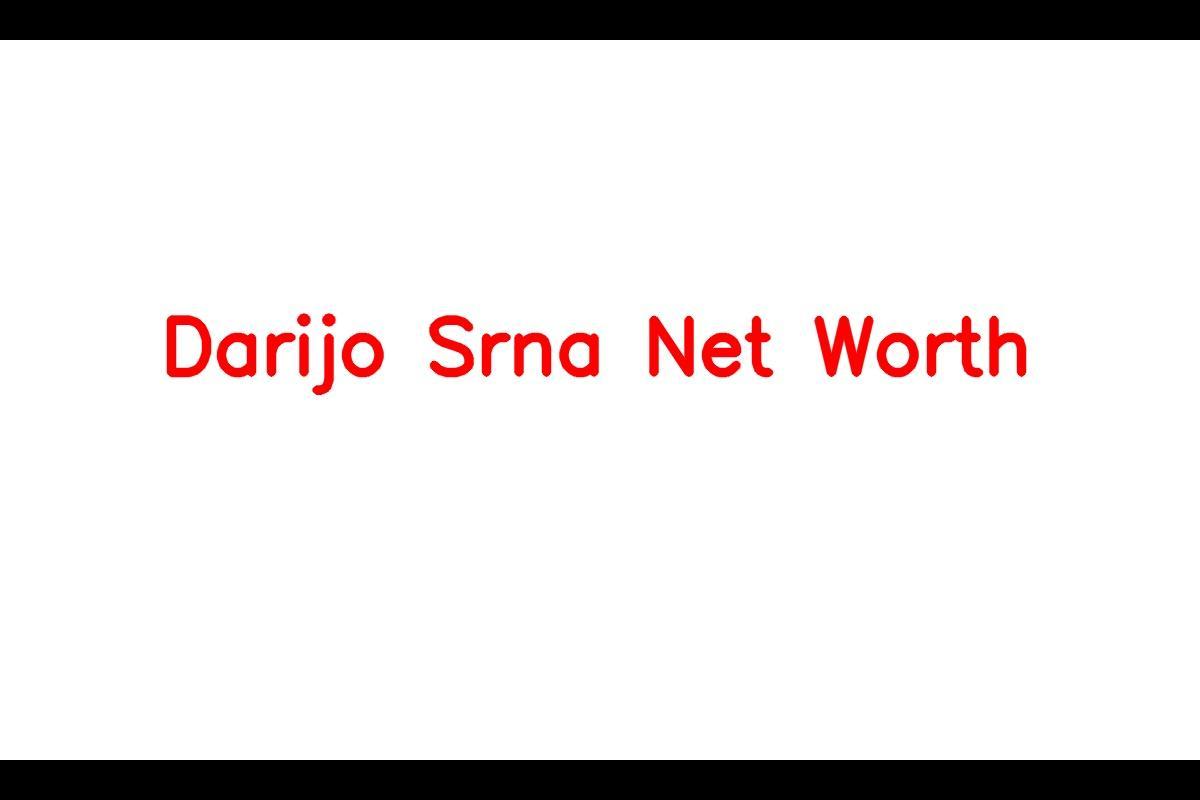 Darijo Srna: The Accomplished Croatian Footballer with a $7 Million Net Worth