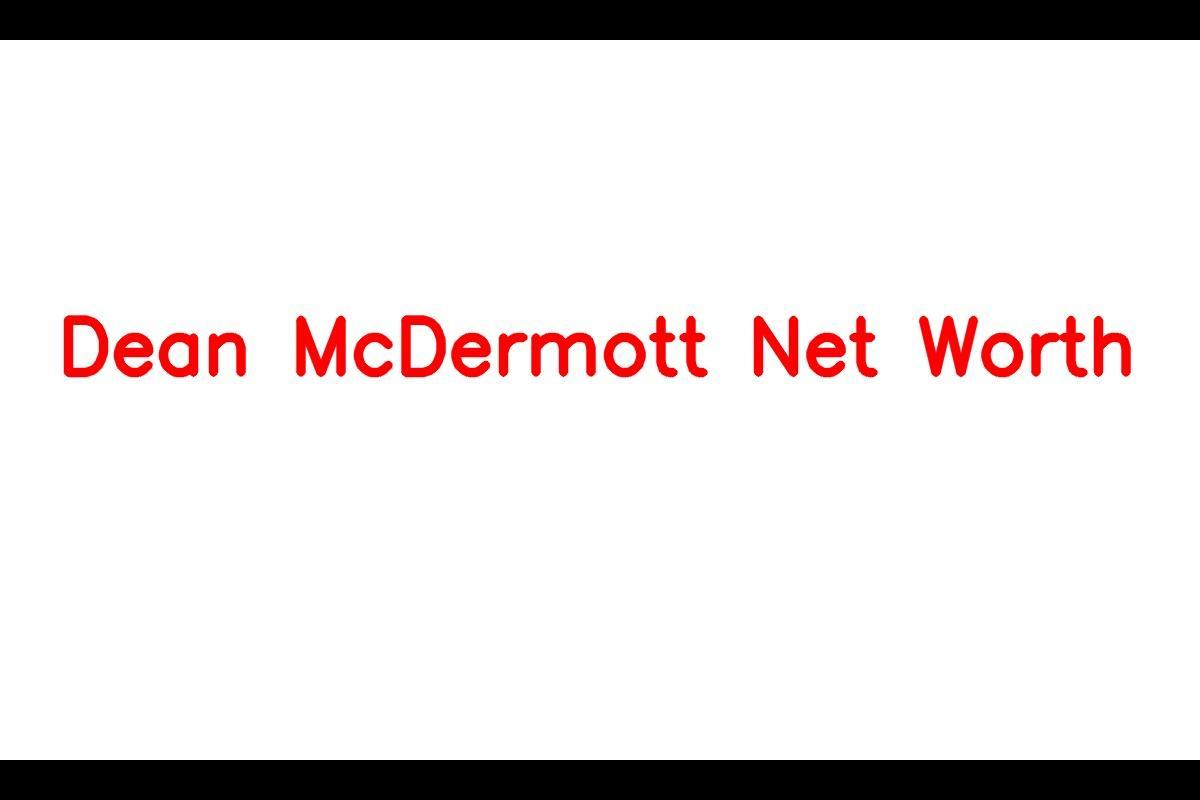Dean McDermott: A Journey of Success in the Entertainment Industry