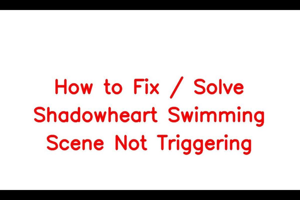 How to Fix / Solve Shadowheart Swimming Scene Not Triggering
