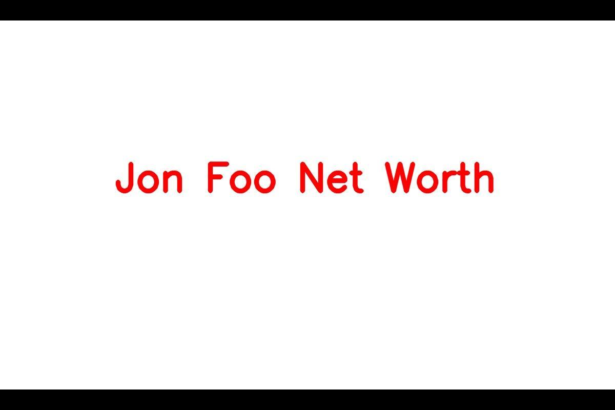 Jon Foo - An Accomplished Actor