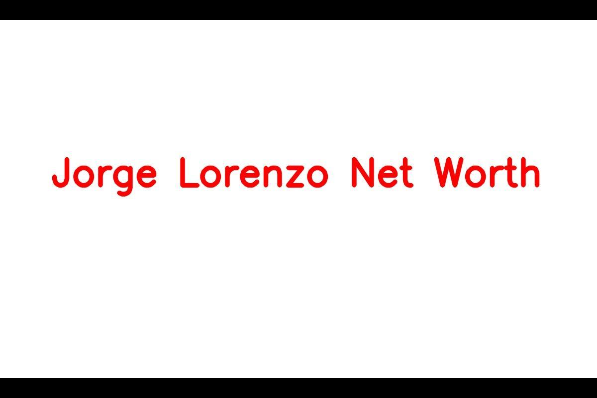 Jorge Lorenzo: A Spanish Motorcycle Racer with a Successful Career and Impressive Net Worth