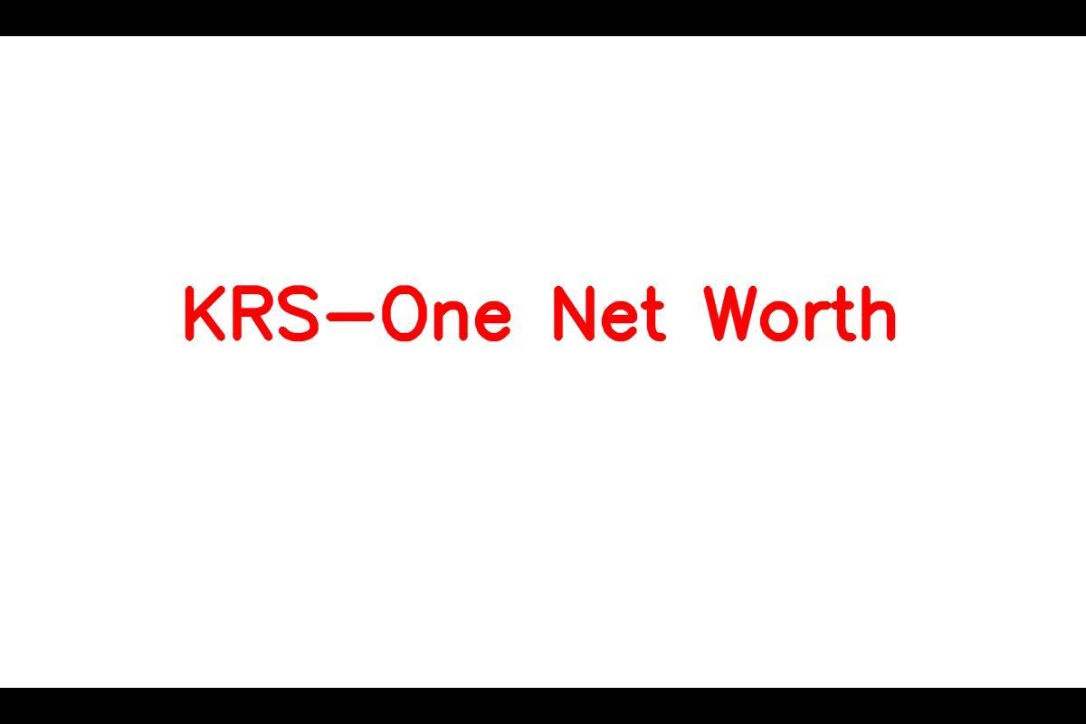 KRS-One: The Legendary Rapper