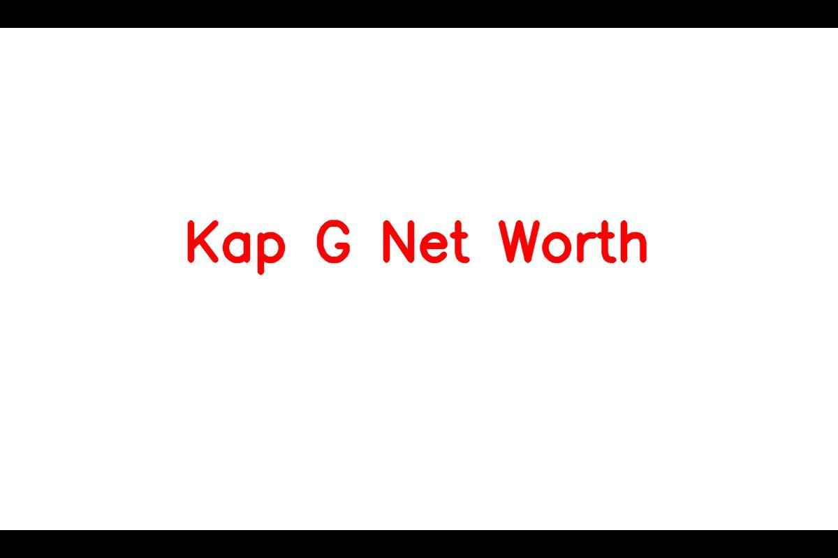 Famous American rapper Kap G - Net Worth and Career