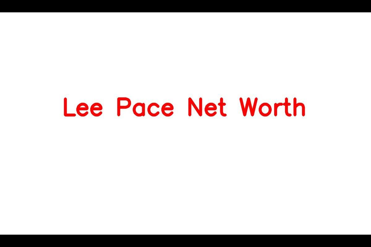 Lee Pace - A Versatile Actor