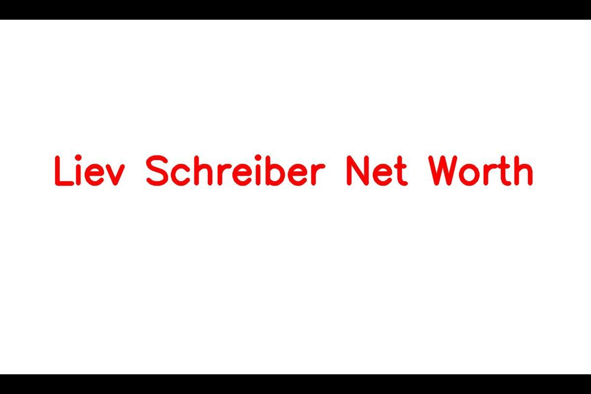 Liev Schreiber - A Remarkable Actor