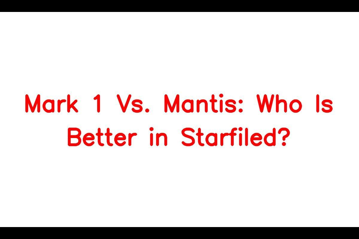 Starfield Armor Sets - Mark 1 vs Mantis