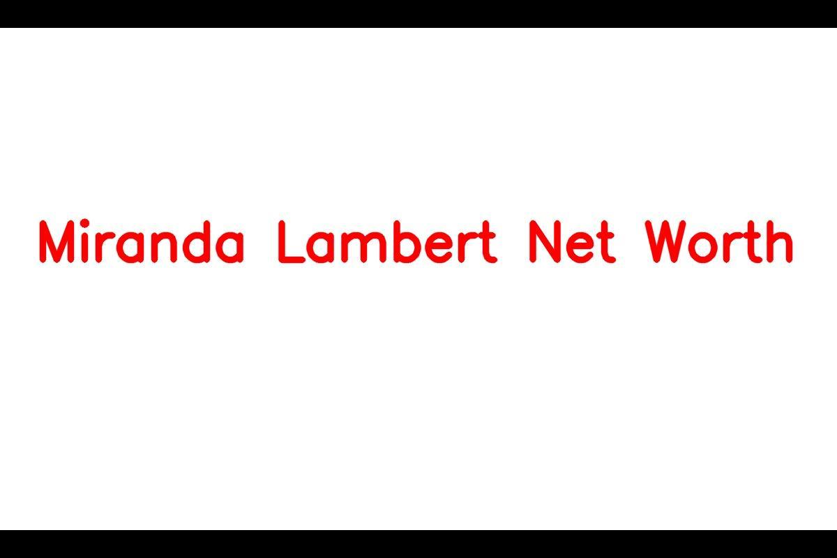 Miranda Lambert: A Country Music Icon