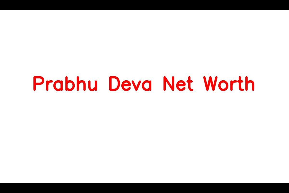 Prabhu Deva: A Multi-Talented Indian Icon