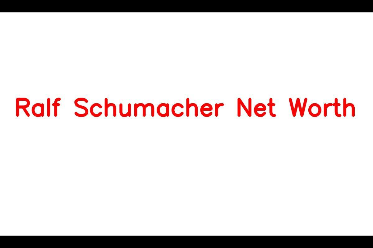 The Success of Ralf Schumacher - A German Racing Icon