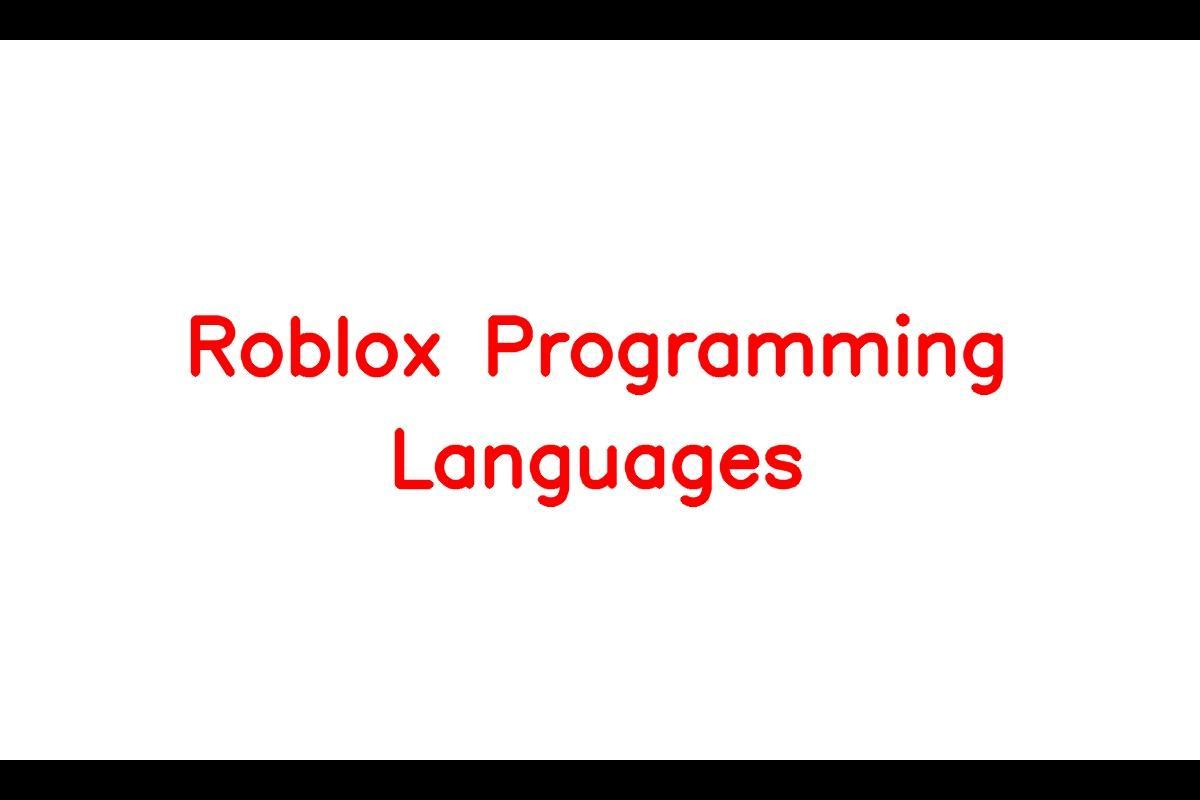 Roblox Coding Language: A Gateway to Game Development