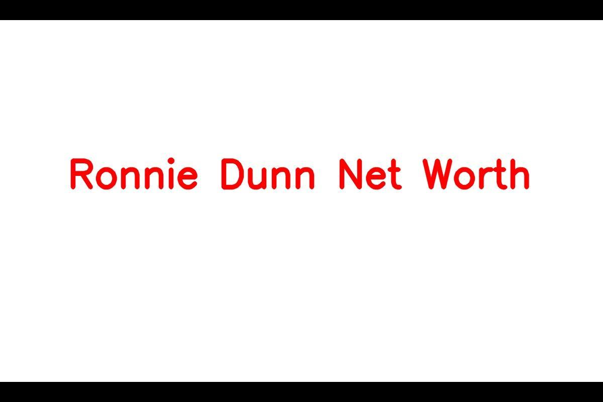 Ronnie Dunn: The Accomplished American Singer-Songwriter