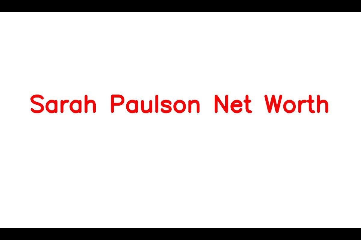 Sarah Paulson - A Highly Acclaimed American Actress