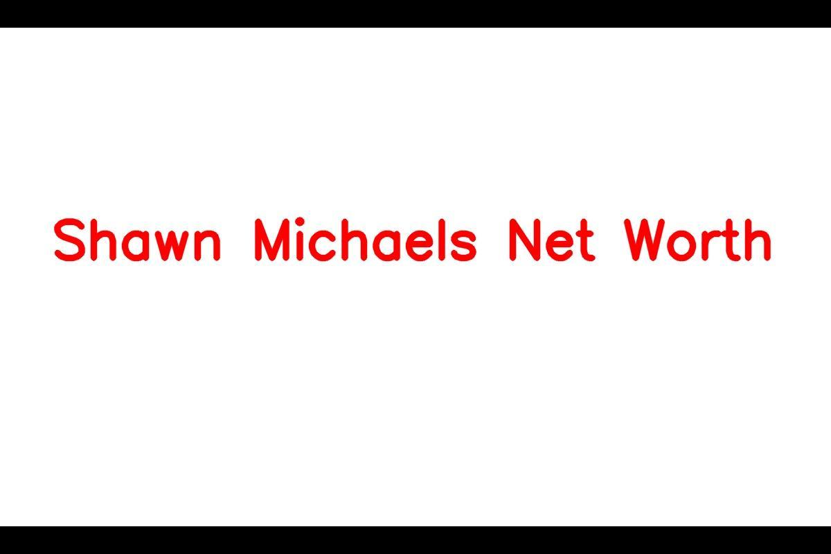 Shawn Michaels: A Legendary Wrestler