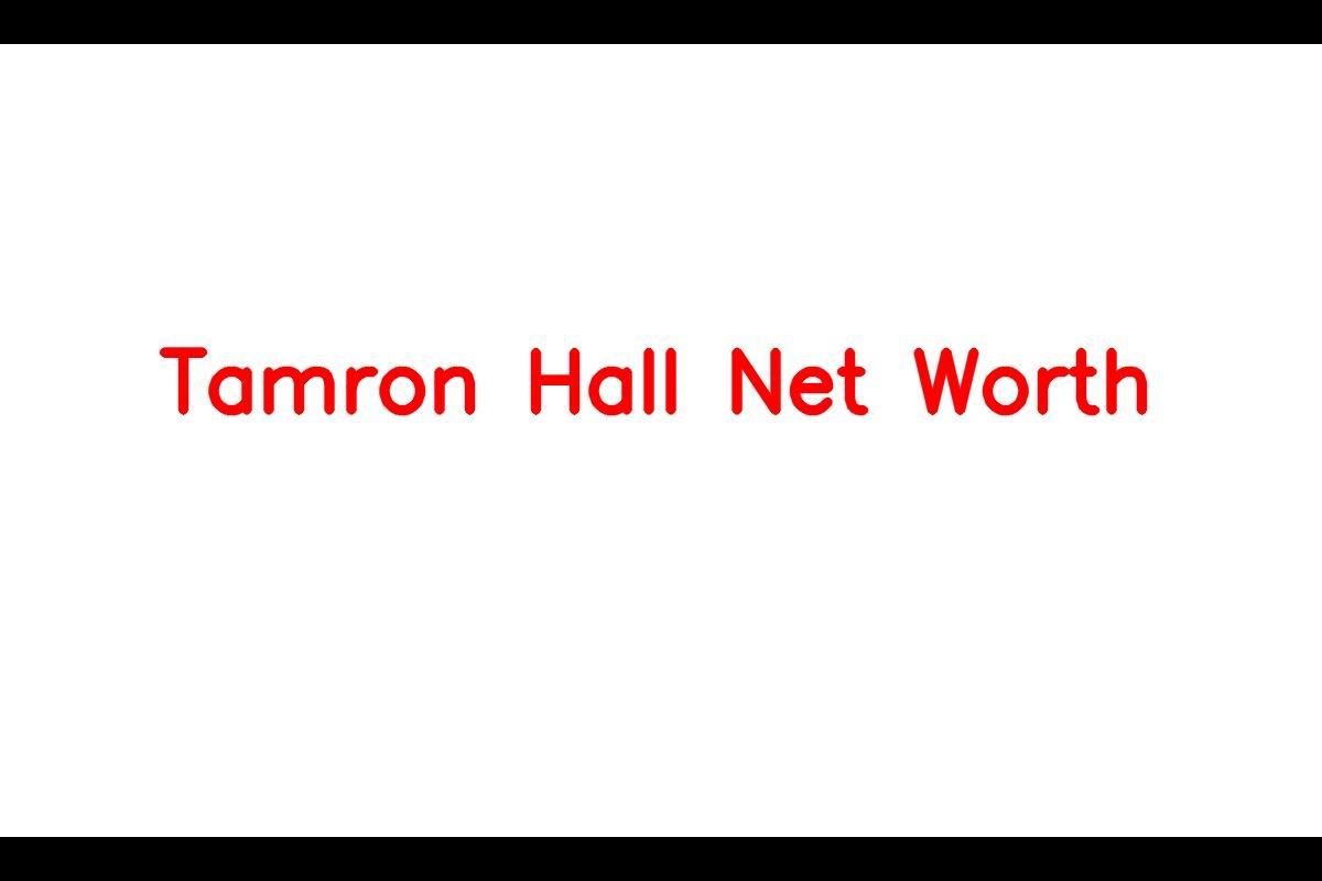 Tamron Hall - Net Worth and Career