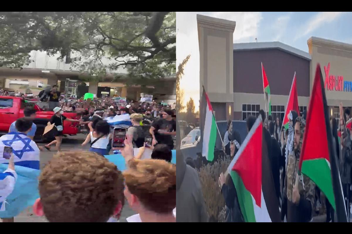 Confrontation Erupts at Tulane University's Pro-Israel Protest