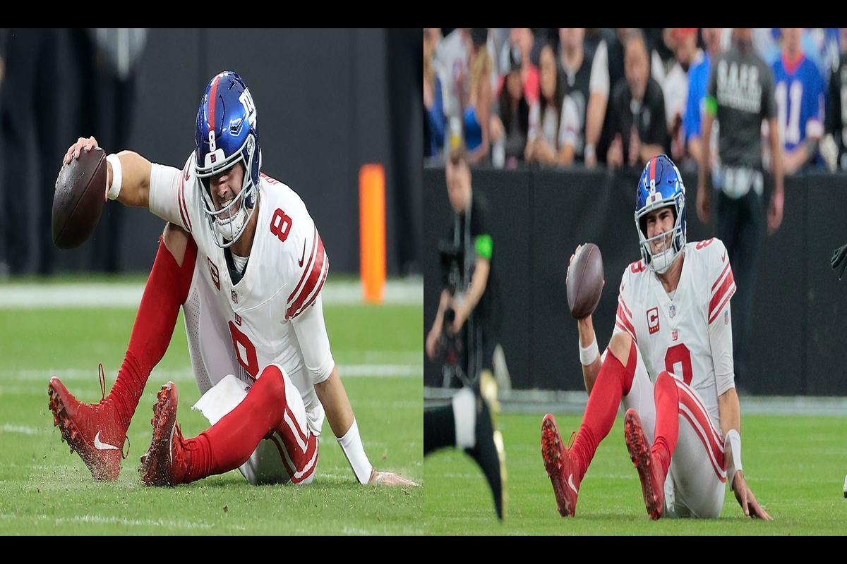 Daniel Jones Injury Update: New York Giants Quarterback Suffers Knee Injury against Las Vegas Raiders