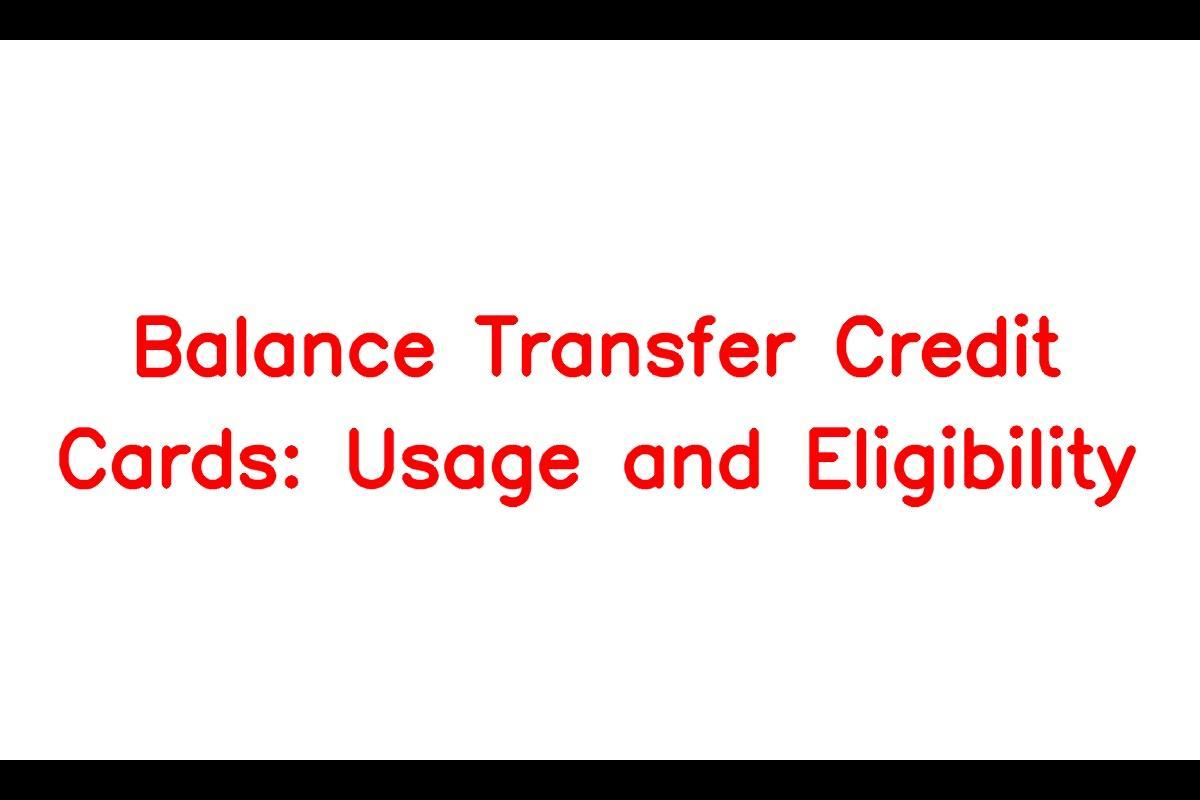 How a Balance Transfer Credit Card Can Help Manage Credit Card Debt