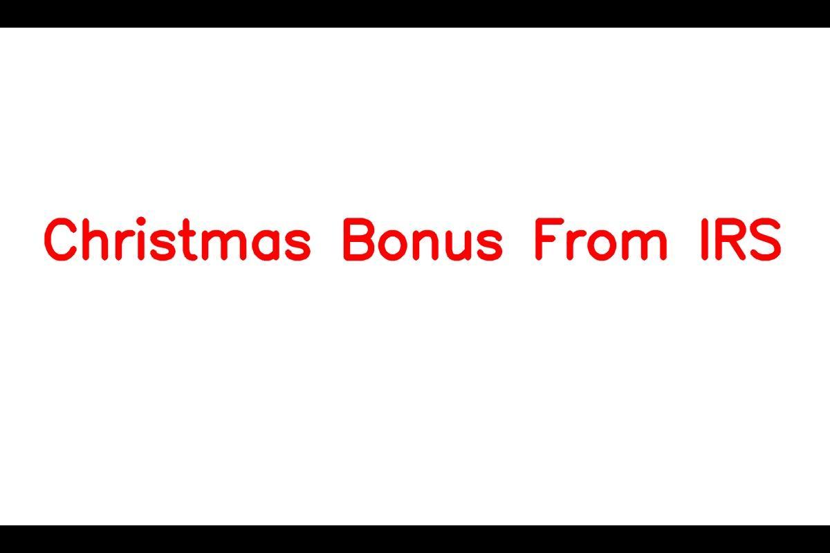 Christmas Bonus From IRS New 2,000 Stimulus Check for Seniors