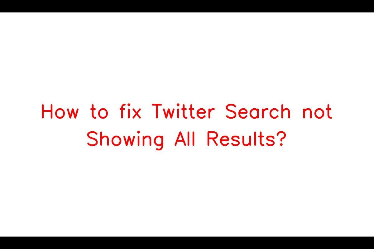 Twitter Search Results