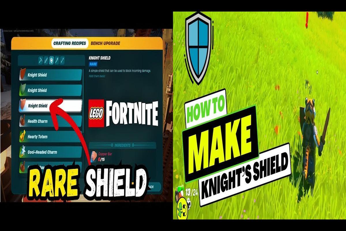 Learn How to Craft and Upgrade the Knight Shield in LEGO Fortnite