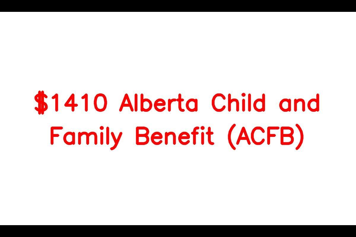 Alberta Child and Family Benefits