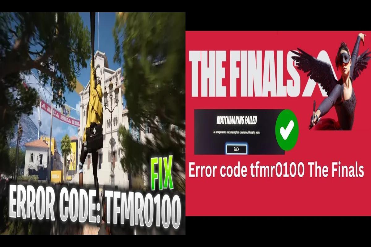 How to Fix The Finals Error Code TFMR0100