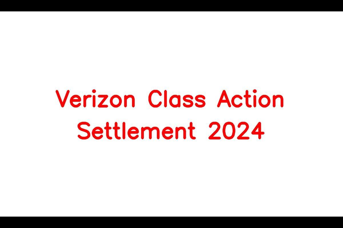 Verizon Lawsuit Settlement