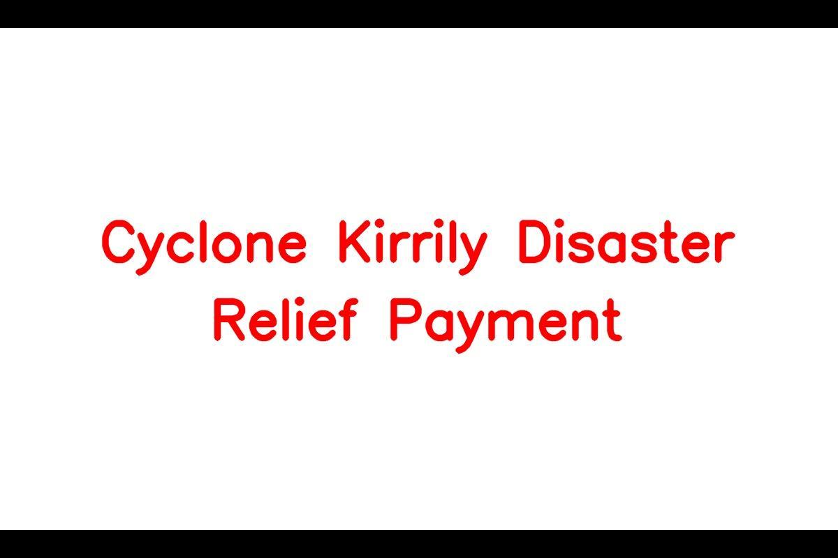Tropical Cyclone Kirrily Disaster Relief Program