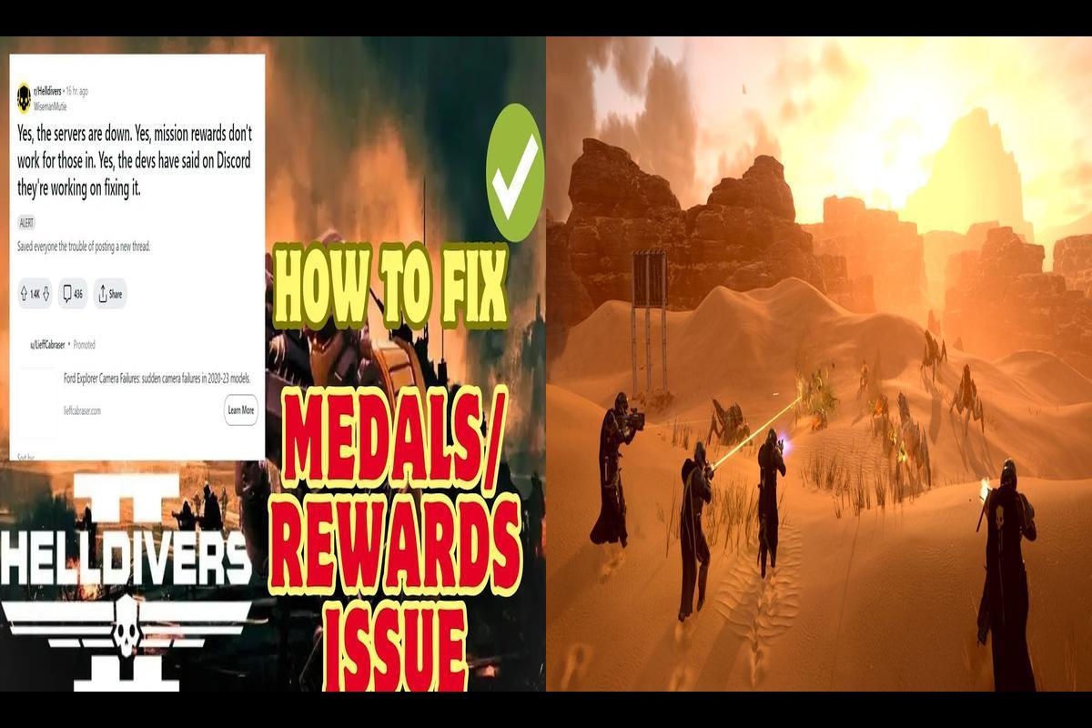Helldivers 2 Rewards Issue