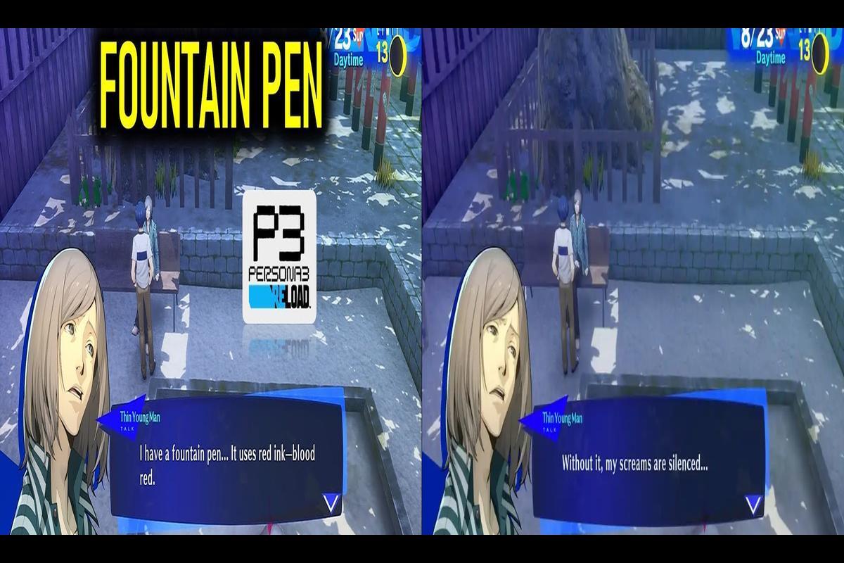 How to Get the Red Fountain Pen in Persona 3 Reload?